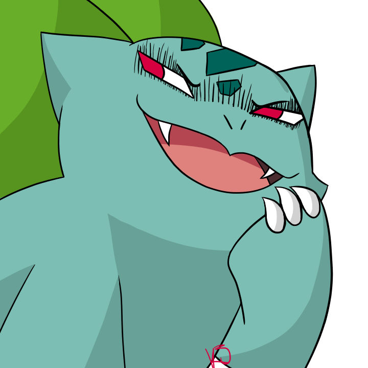 Bulbasaur Grumpy Bulbasaur by jamieart420 on DeviantArt