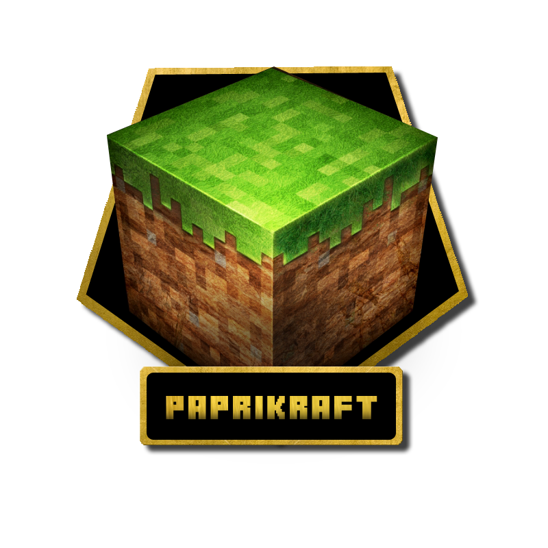 Minecraft Server Logo - 'Earth Cube' – Woodpunch's Graphics Shop