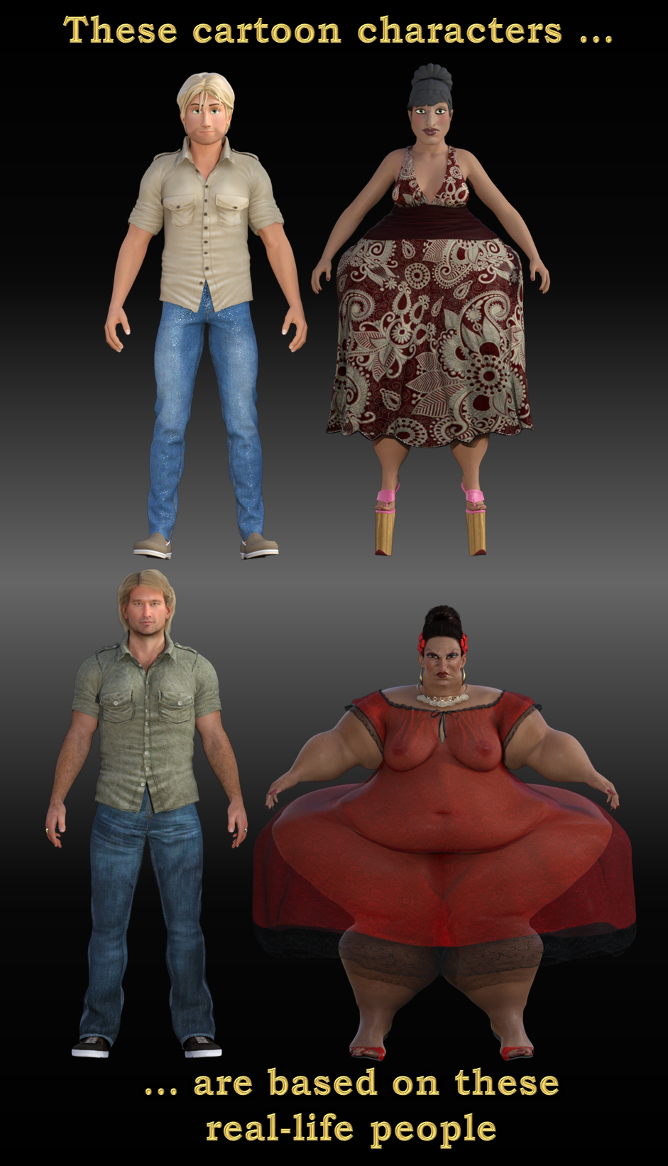 Deviantart Real Life 'cartoon' VS 'real-life' by dim35 on DeviantArt