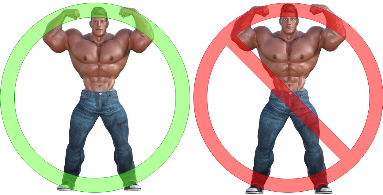 he has size N shape but lacking definition by dim35 on DeviantArt