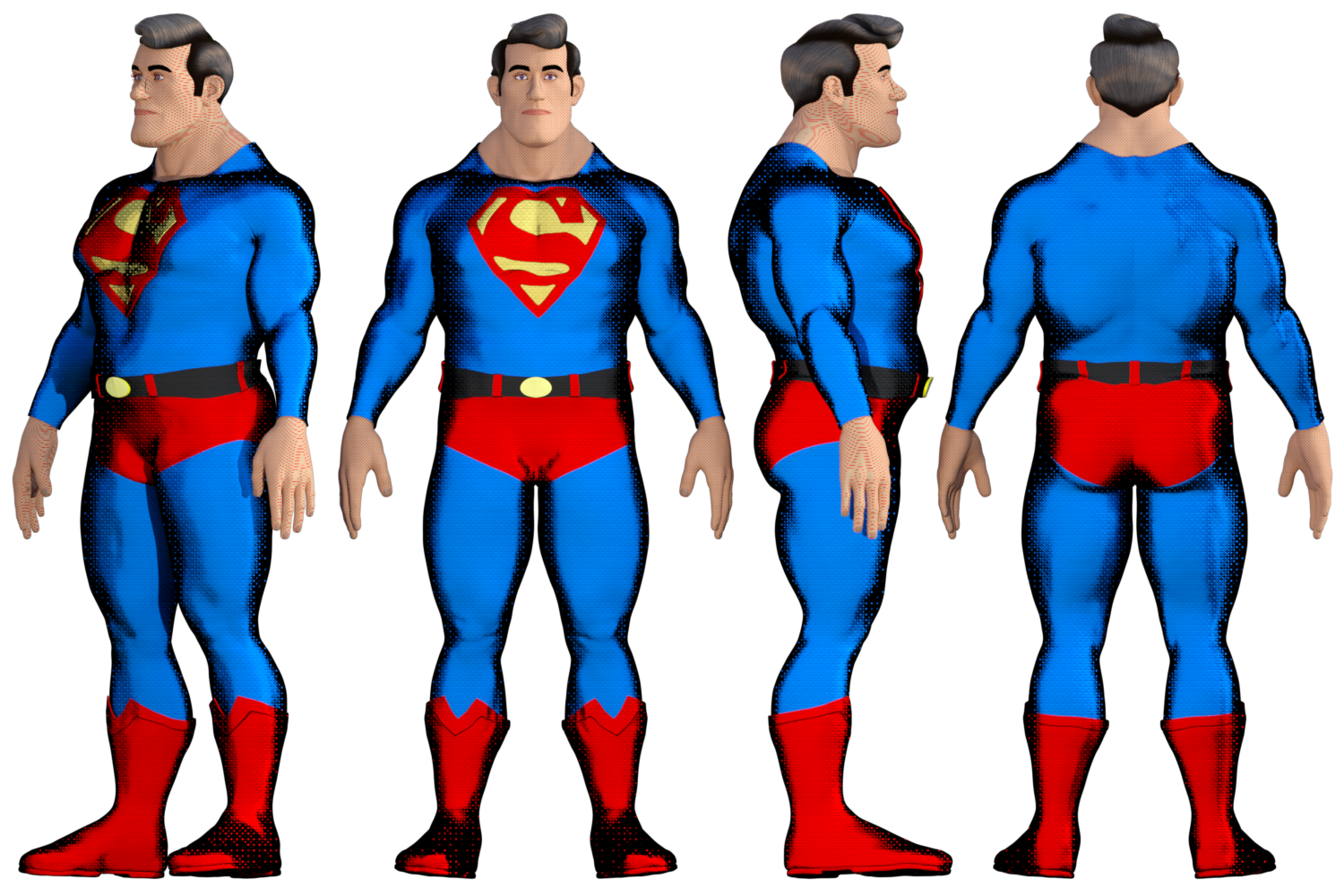Superman Normal cartoon Superman by dim35 on DeviantArt