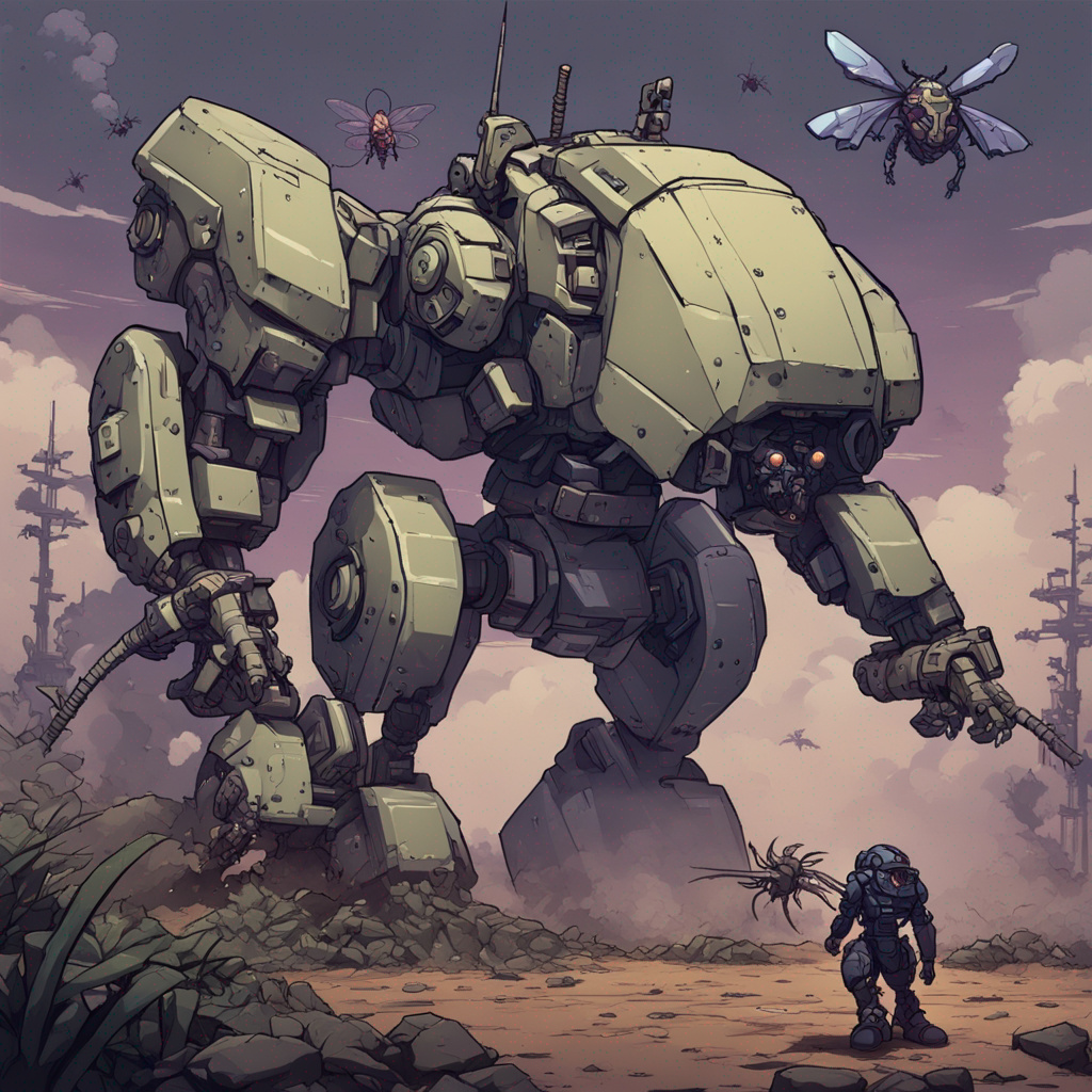 Insect Shell Mech Into The Breach, Battle Mech Vs Insect Monster by Ritence327 on DeviantArt