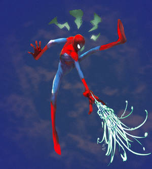 Spider-Man painting