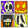 Halloween pop art