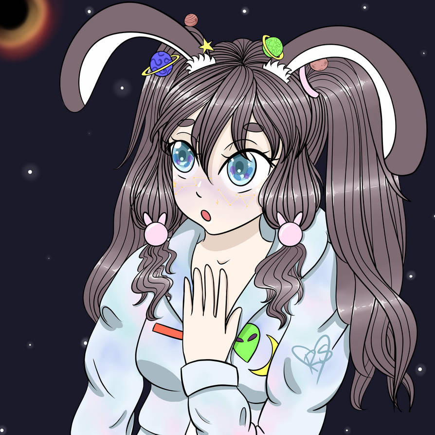 Space Bunny Girl by RedAutumnOwl on DeviantArt