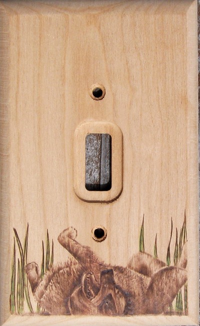 Blue Heeler Switch Plate