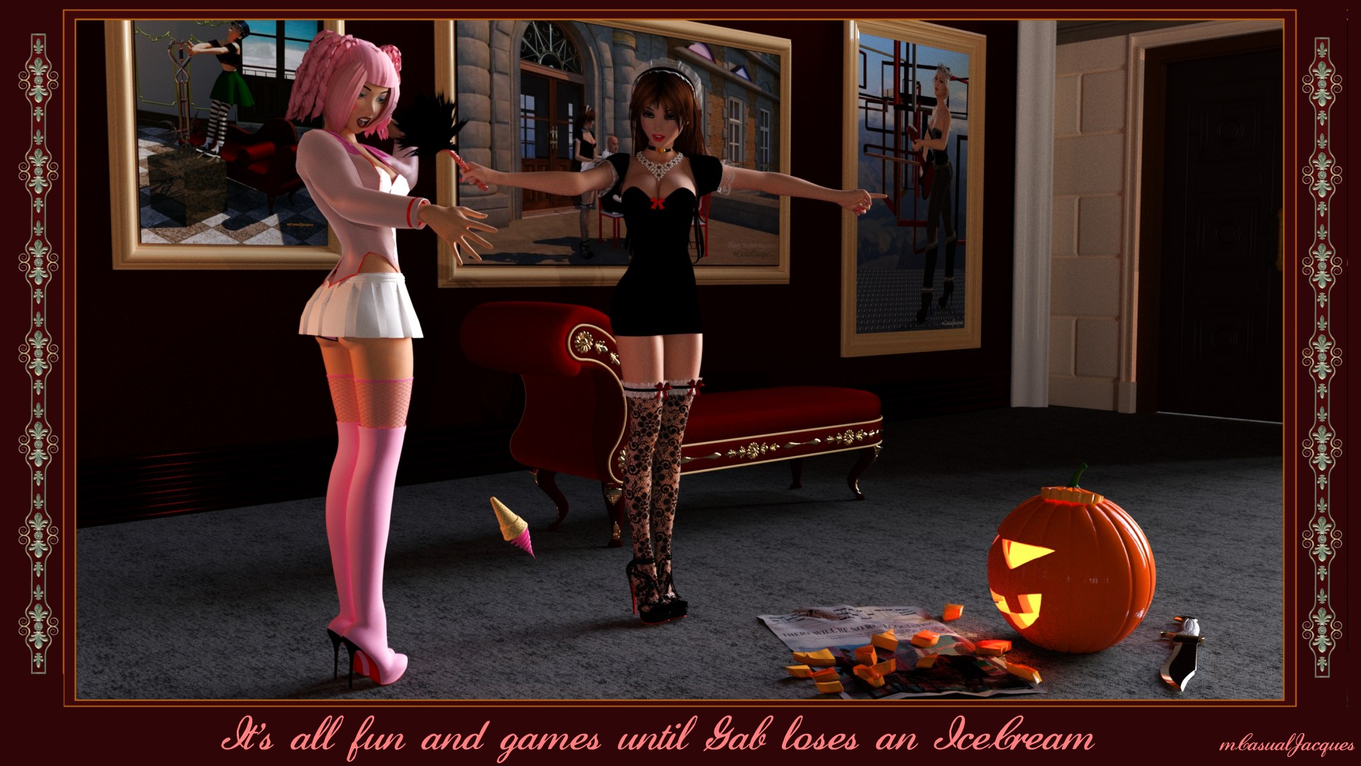 it's all fun and games until Gab loses an icecream