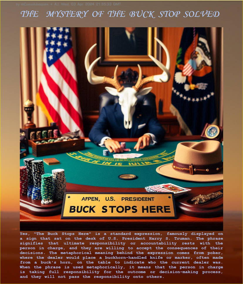0135 The Mystery Of The Buck Stop Solved by mCasual on DeviantArt