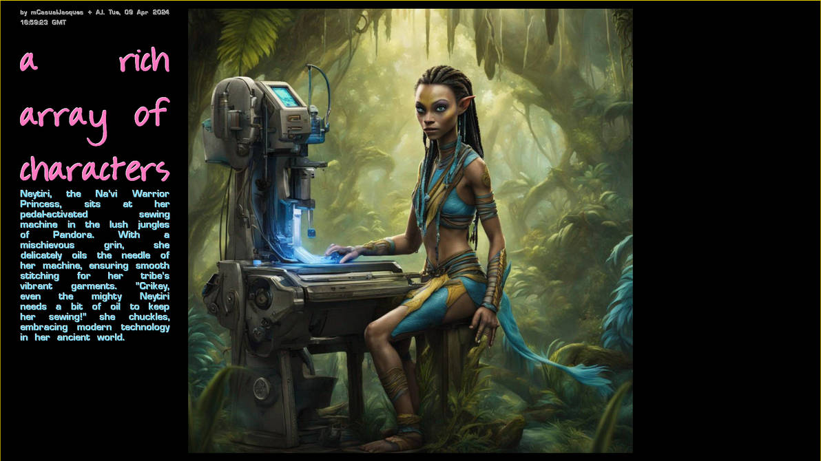 0061 A Rich Array Of Characters by mCasual on DeviantArt