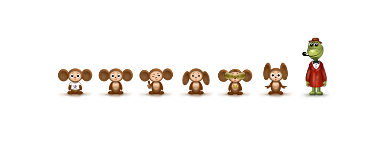 Cheburashka Icons