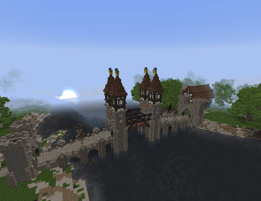 Minecraft Castle Bridge Designs Minecraft Castle Map