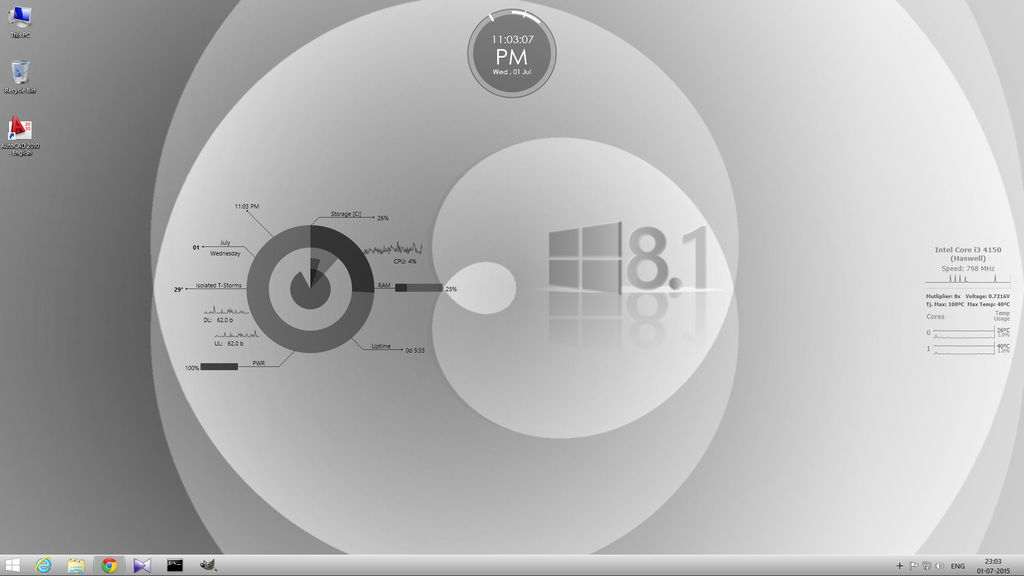 Computer Windows Monochrome My Current Windows Desktop in Monochrome by rvc-2011 on DeviantArt