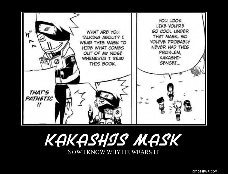 Why Does Kakashi Wear a Mask in the 'Naruto' Series?