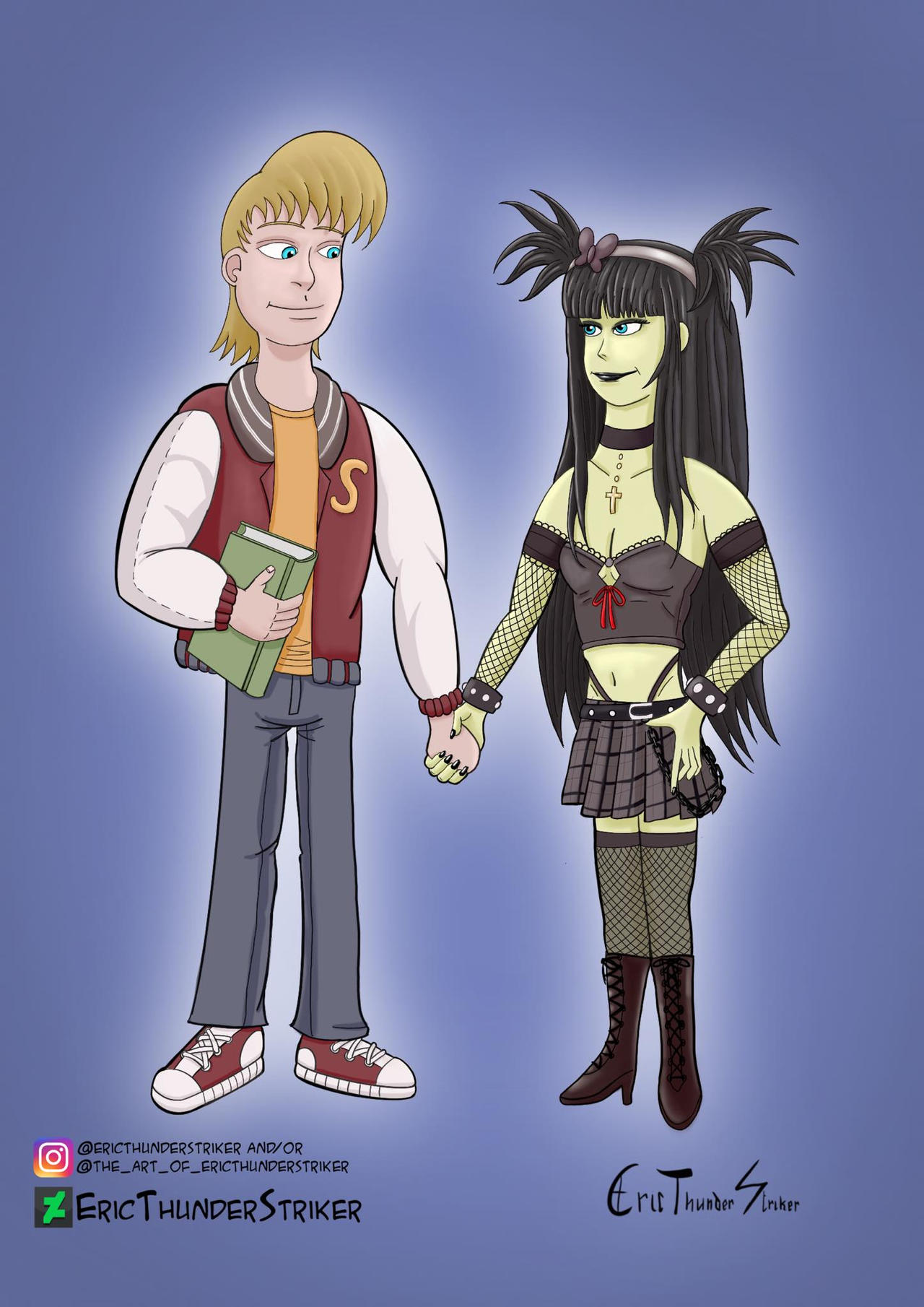 Goth Girl And The Jock Goth Girl and The Jock Outfit 1.2 by EricThunderStriker on DeviantArt