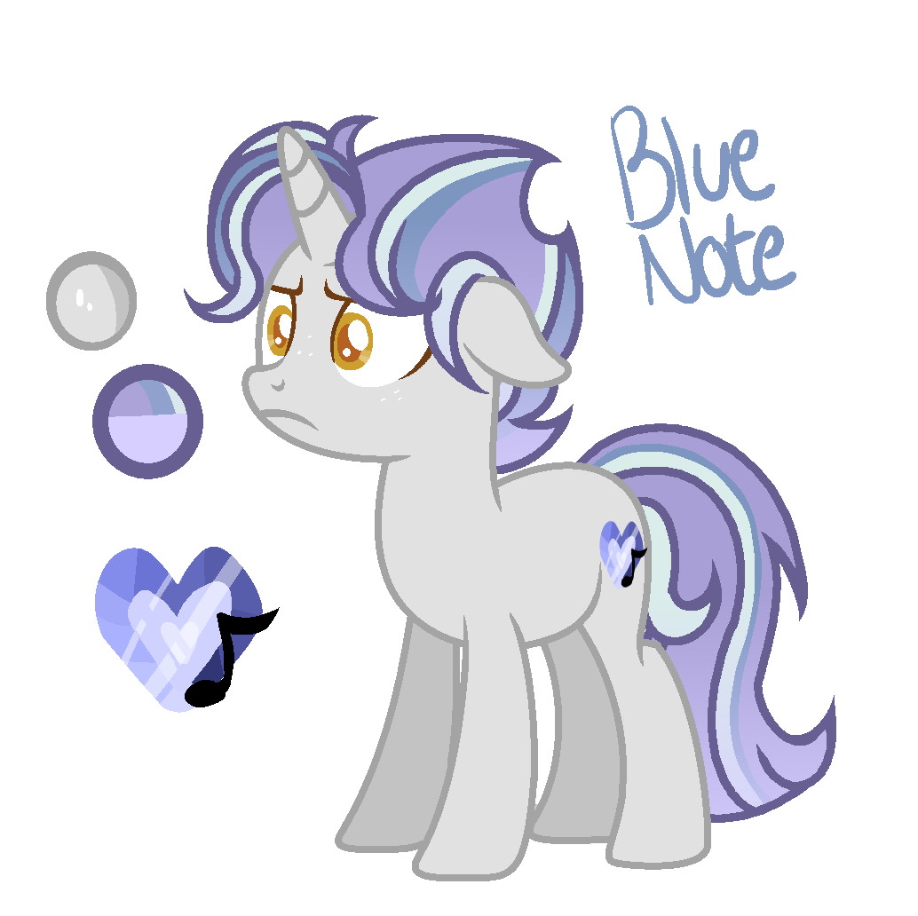 (mlp ng) blue note by moray22 on DeviantArt