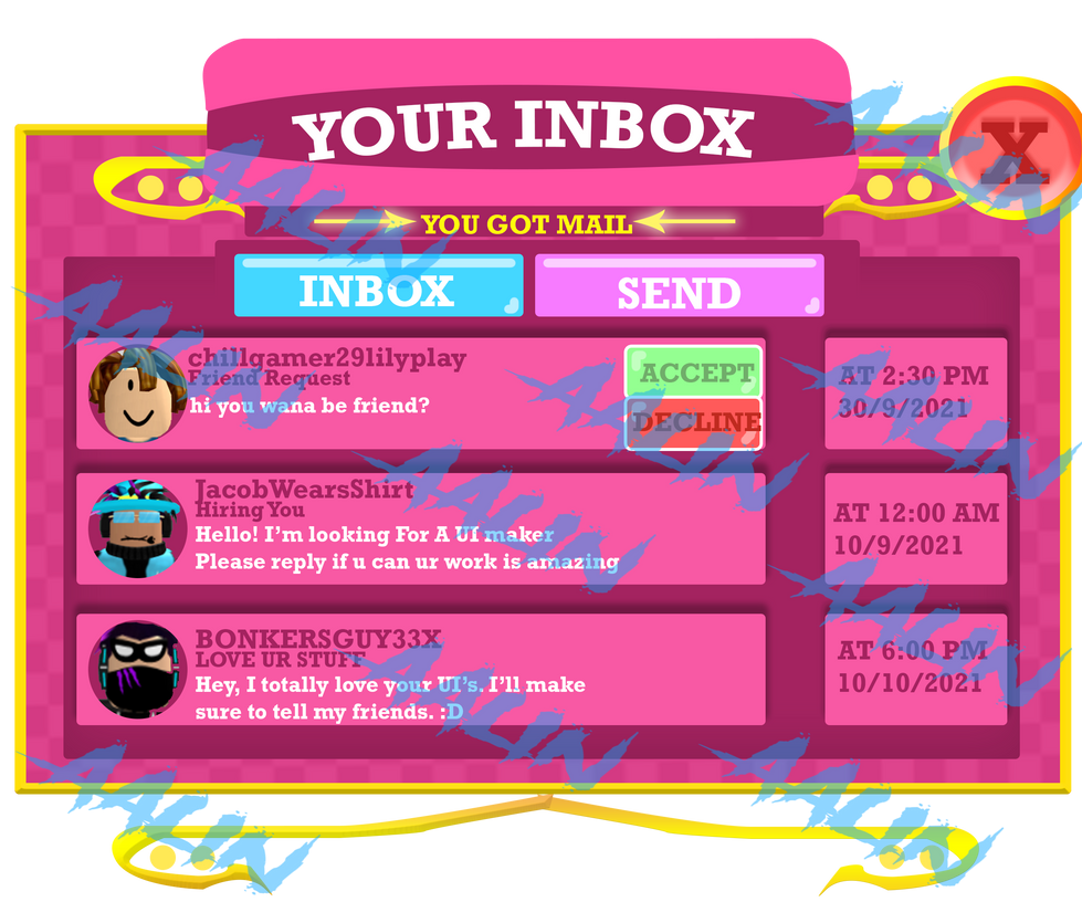 InboxGUI by nbohdujgf on DeviantArt