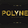 Polynes art deco font