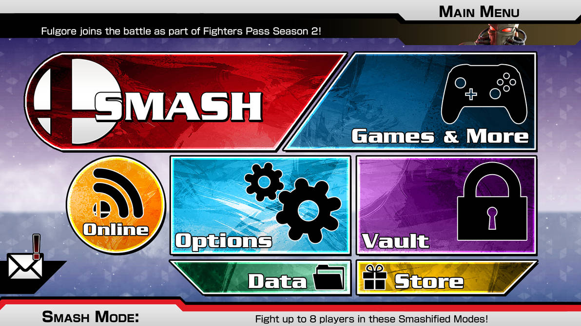 Super Smash Bros.: Main Menu Screen Concept by LivingDeadSuperstar on ...