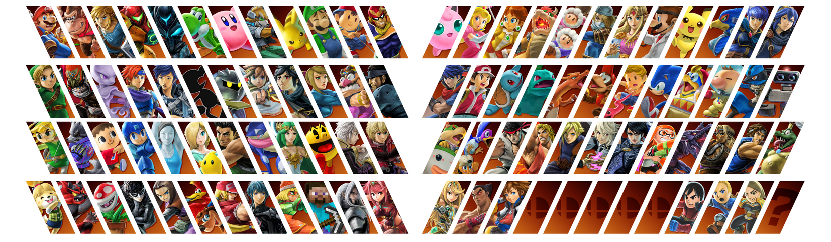 SSB: Character Select Screen Fighter Panels V4