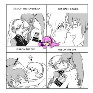 Vocaloid cute kiss