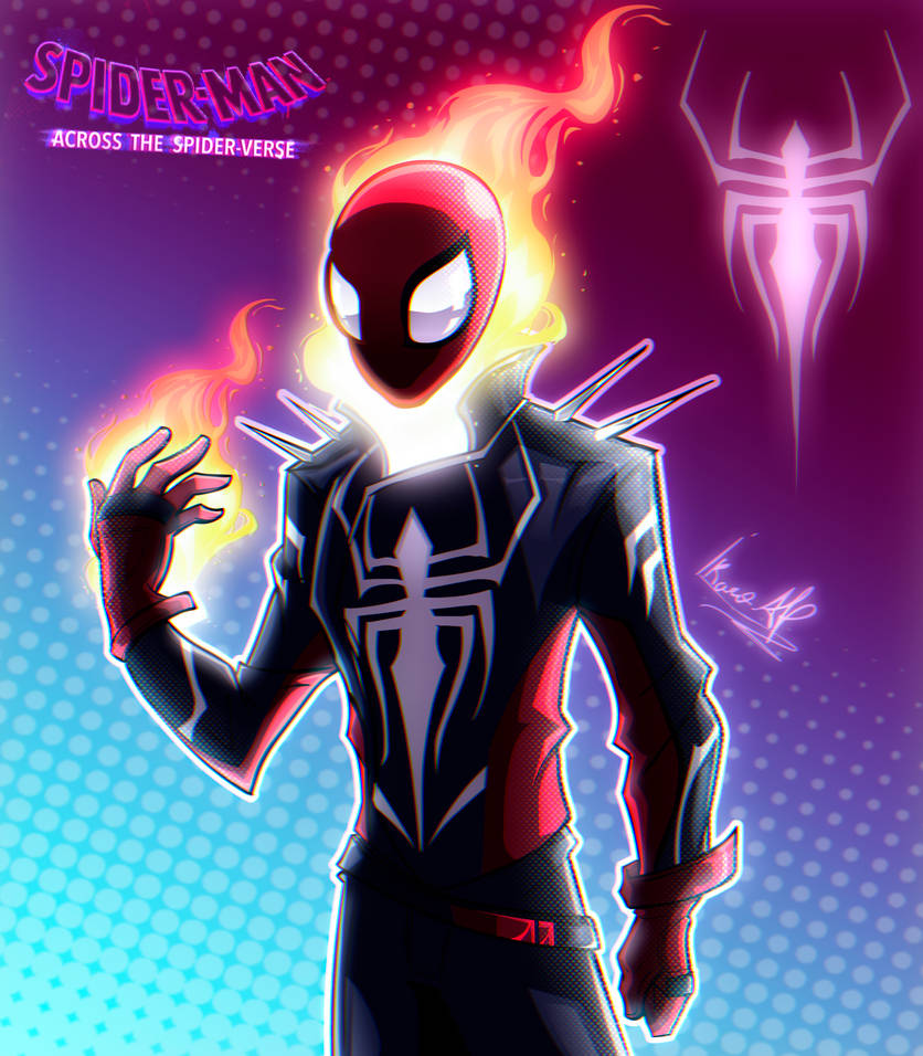 Spider Ghost Rider by ikaroap on DeviantArt
