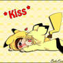 Pichu kiss Pikachu