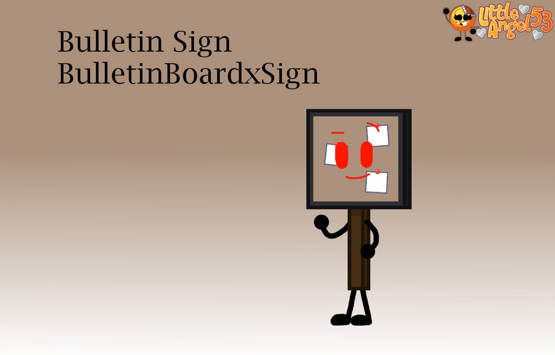 Bulletin Sign by littleangel53 on DeviantArt