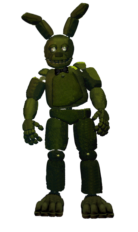 Spring Bonnie (repaired Springtrap) by VoxelizedBits on DeviantArt