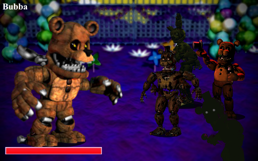 I was playing fnaf world the other day and I was imagining what it would be  like if there was a new update to the game. In the case that it was