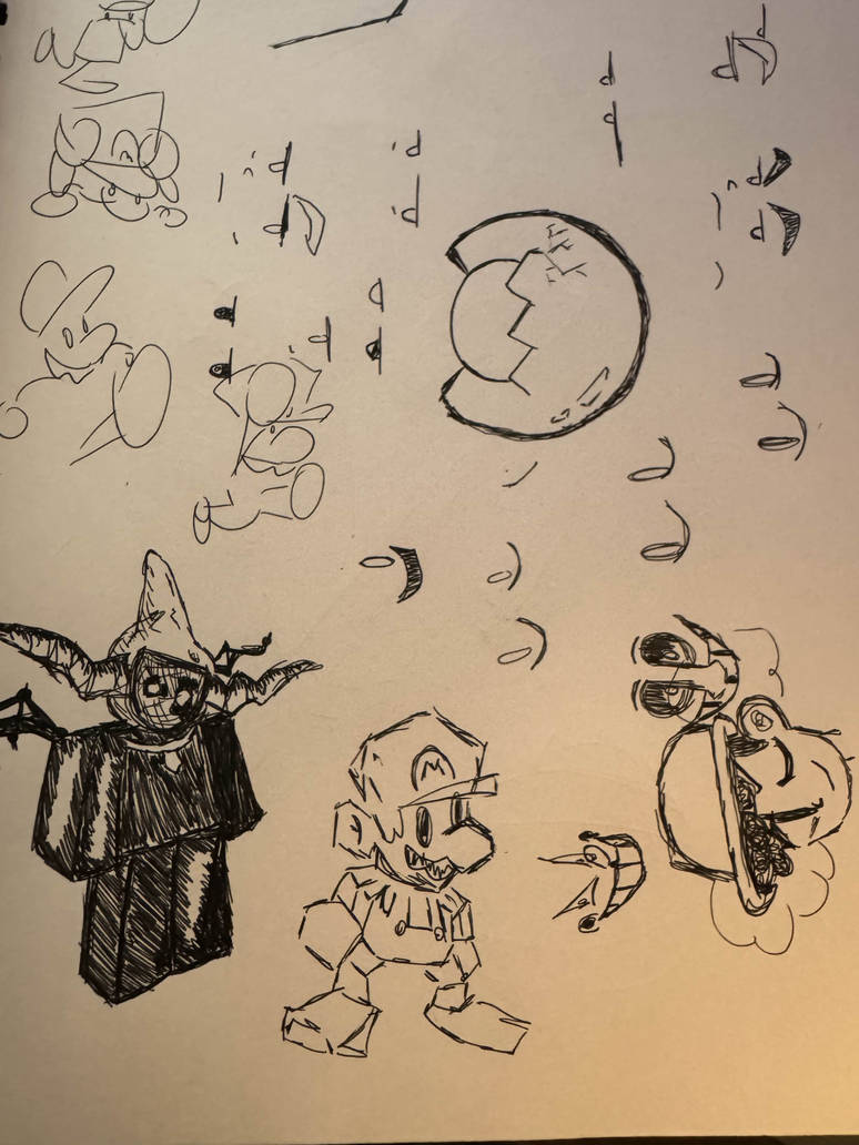 Doodles 8/1/2024 by VoxelizedBits on DeviantArt
