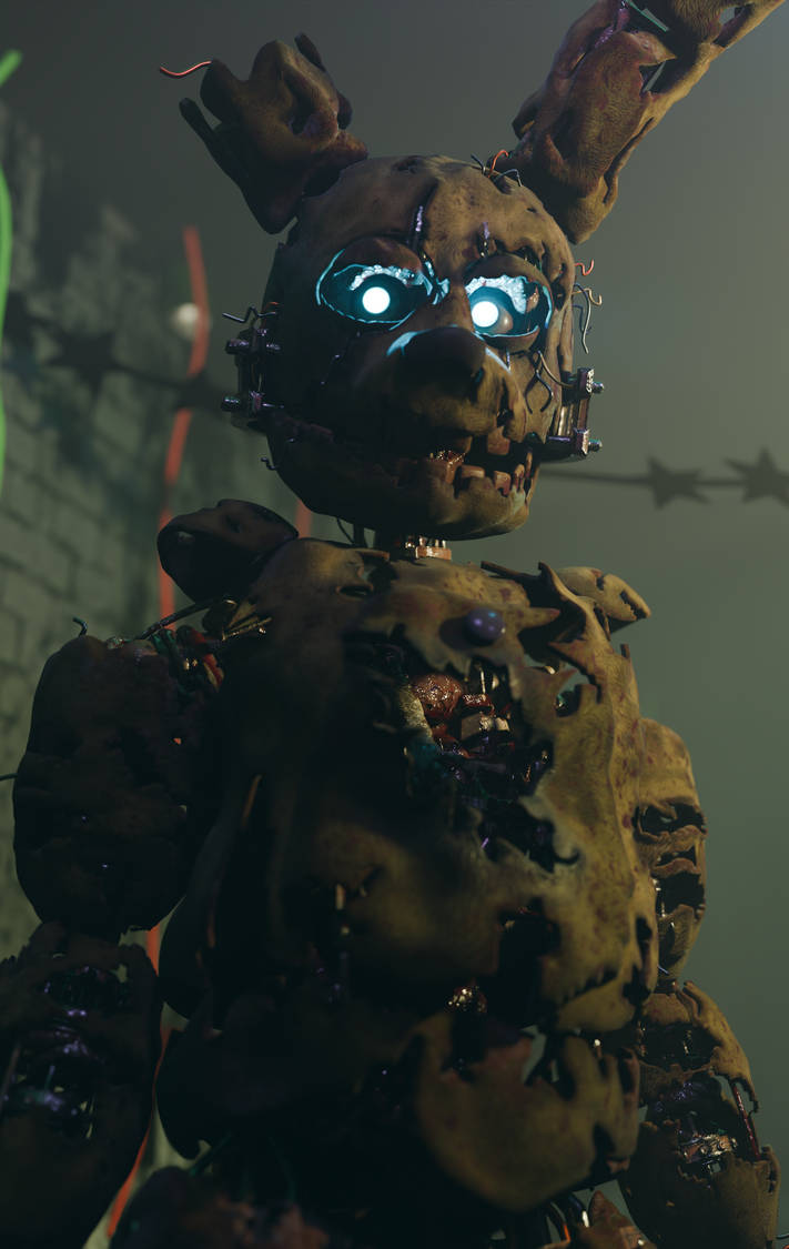 (Fnaf/Blender) SpringTrap Render by SnapJackB3D on DeviantArt