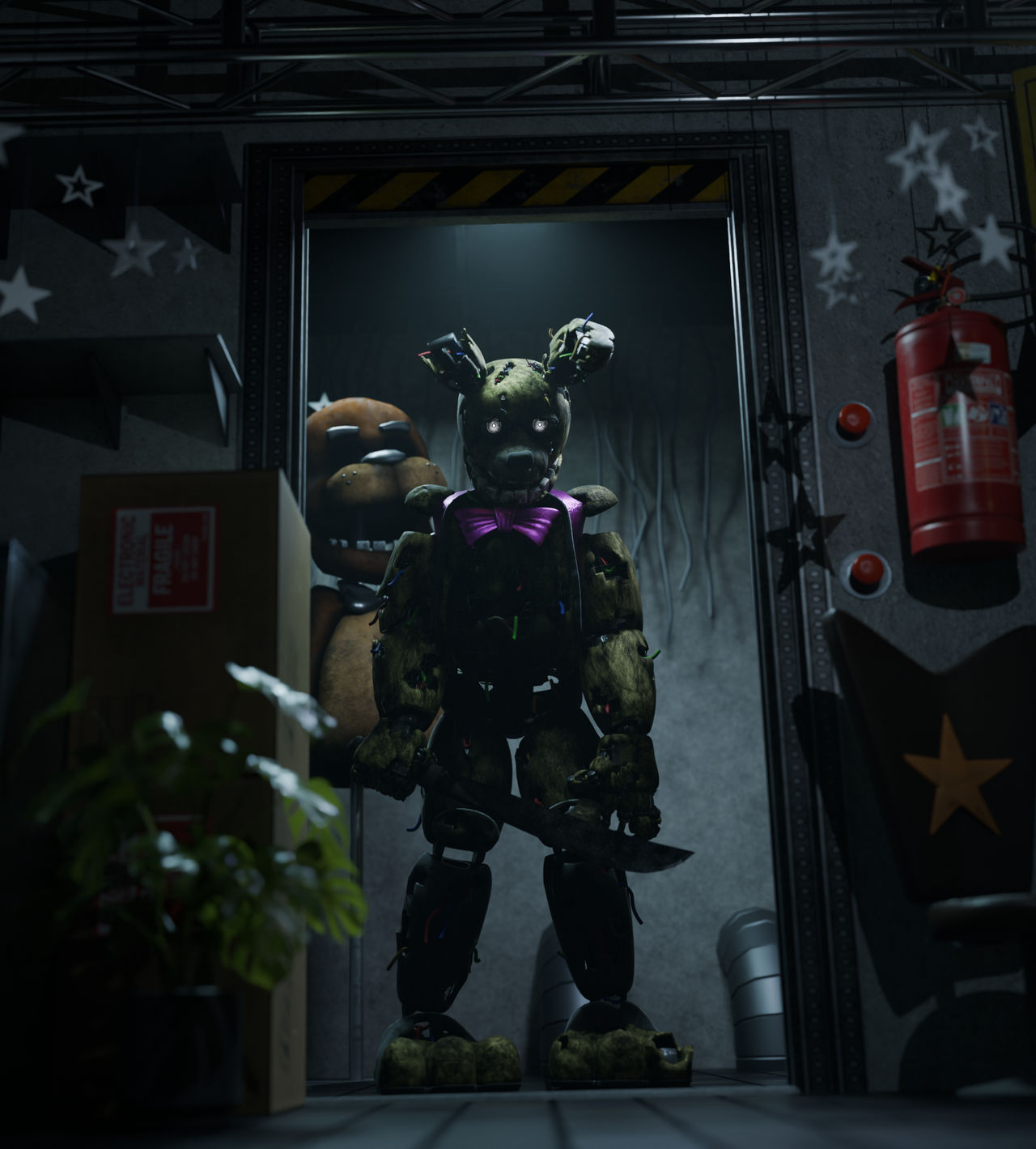 Spring Trap Dbd Back (Fnaf/Blender) Springtrap DBD Recreation by VornB3D on DeviantArt