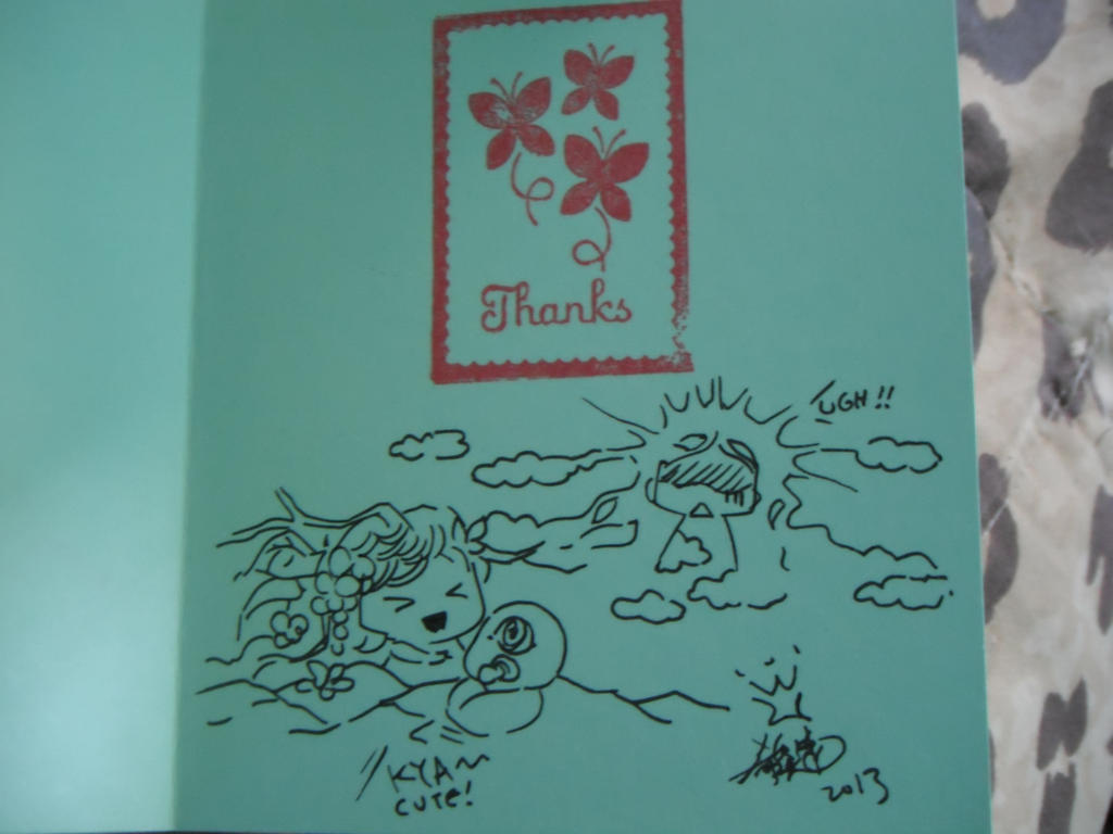 thank you card from Zelda 2