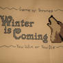 Winter is Coming cross stitch