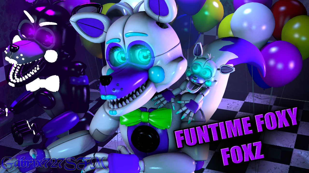 SFM/FNAF] Funtime Foxy and Lolbit by GhostFoxy1955 on DeviantArt
