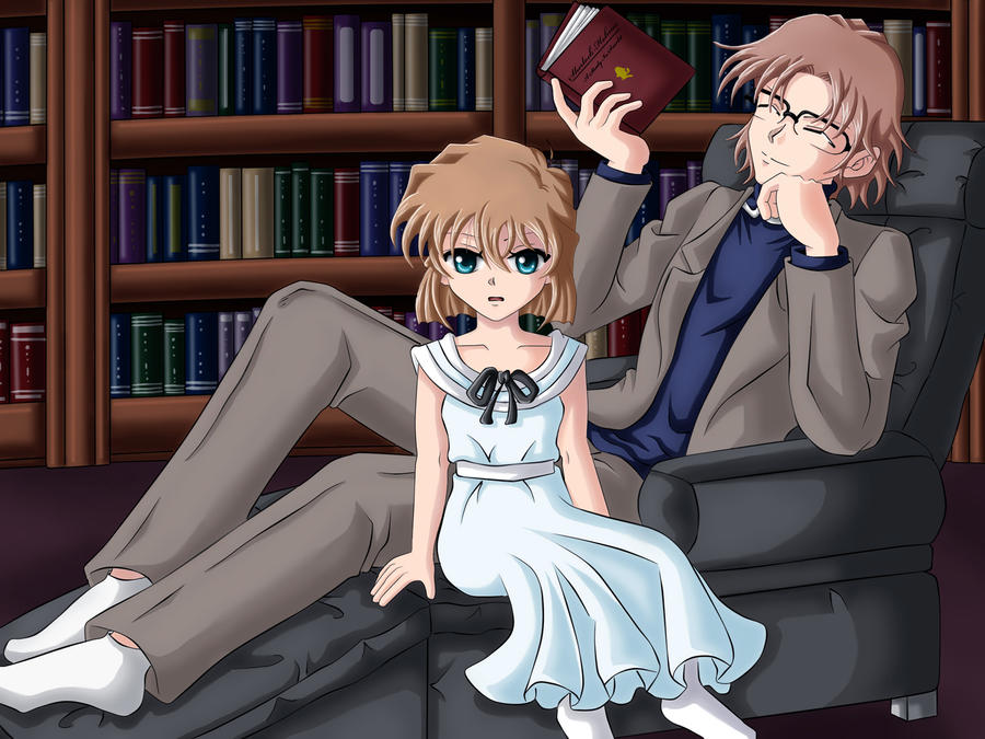 Subaru Okiya and Ai Haibara