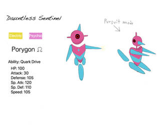 Paradox Pokemon 'Dauntless Sentinel' Porygon Omega