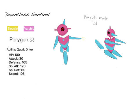 Paradox Pokemon 'Dauntless Sentinel' Porygon Omega