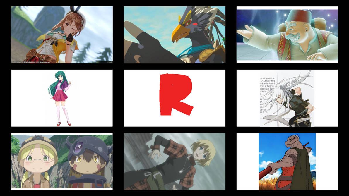 Favorite Letter R Characters Meme by Azure-Oekaki on DeviantArt