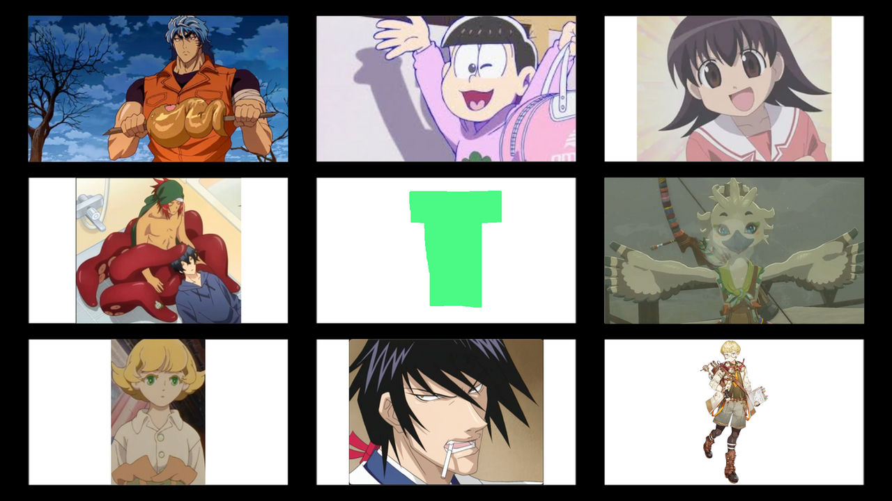 T Characters Favorite Letter T Characters Template Meme by Azure-Oekaki on DeviantArt