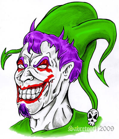 Evil Joker Tattoo Design by Sabretooth on DeviantArt
