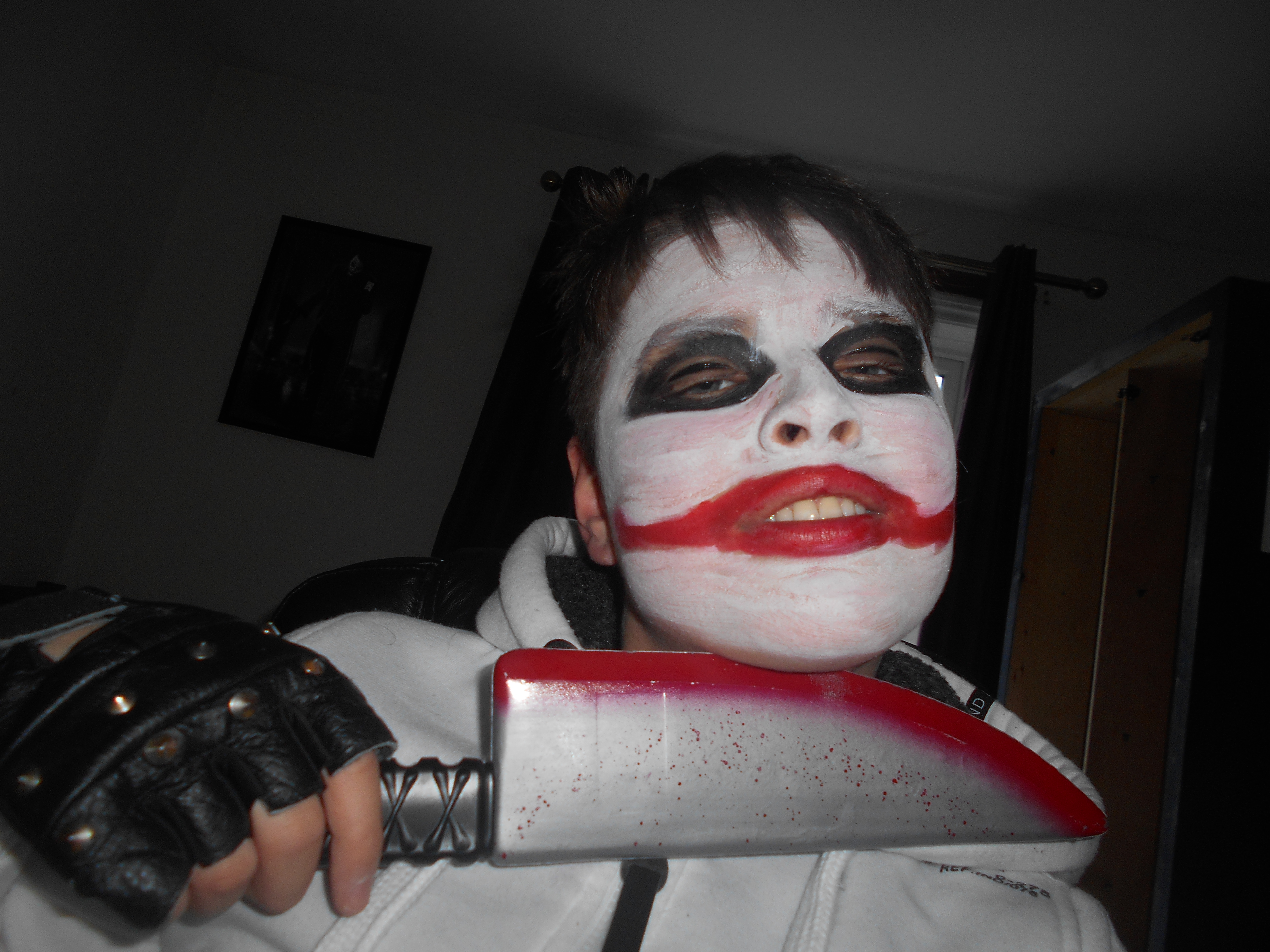 Jeff The Killer Face Paint by LeviHeichouDelXantus on DeviantArt