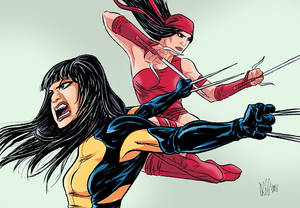 Wolverine and Elektra