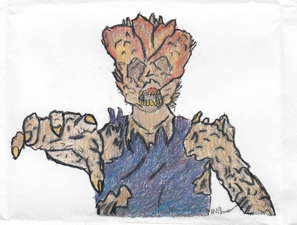 The Last Of Us Infected Clicker Drawing by kiwifrog9 on DeviantArt