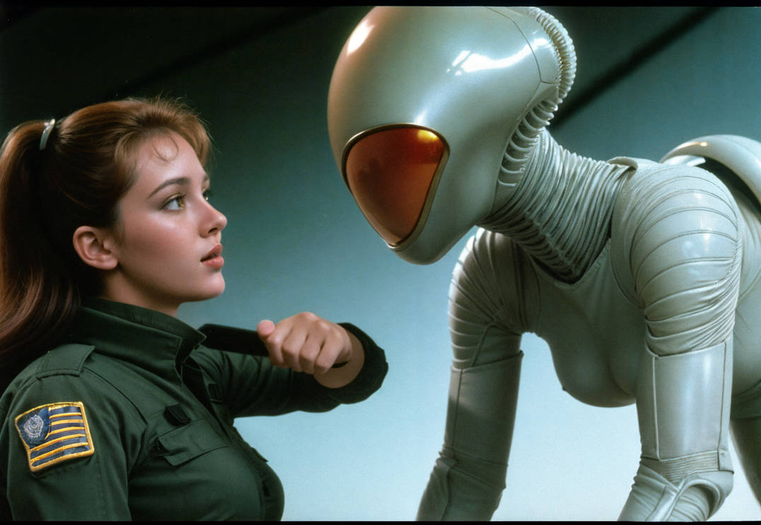 '70s alien rom-com by PumpkinRaider on DeviantArt