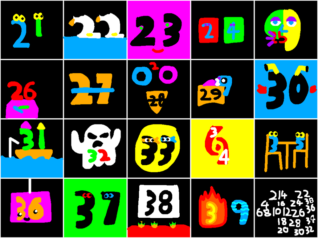 Abstract Art Count 21-40 My Version (New 5) by WaylanStillwell on ...