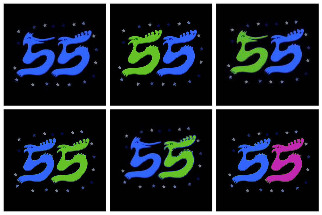 Number Creature Gradient Number Creatures 55 Different by WaylanStillwell on DeviantArt