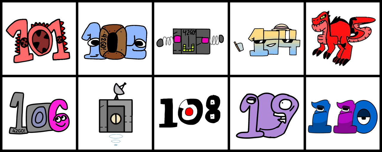 Numberlore 110 Number Lore 101-110 (Updated) by WaylanStillwell on DeviantArt