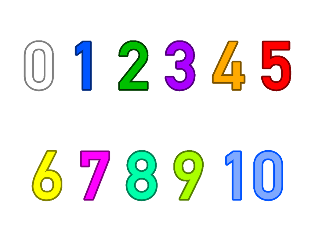 Numbers 0-10 V2 by WaylanStillwell on DeviantArt