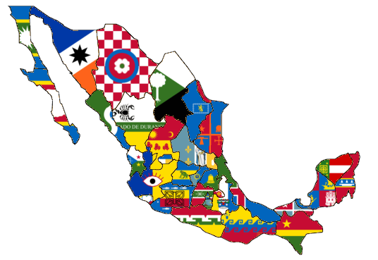 Mexican States Flag Map With Redesigns By WaylanStillwell On DeviantArt mexican-states-flag-map-with-redesigns-by-waylanstillwell-on-deviantart